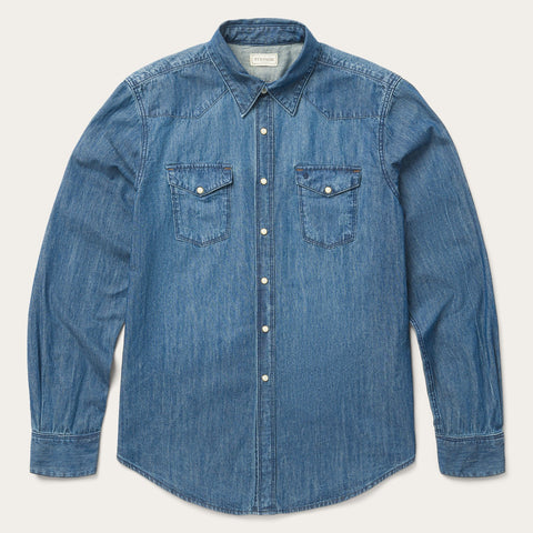 Men's Regular Fit Organic Cotton Denim Shirt - Men's Button Down Shirts -  New In 2024 | Lacoste